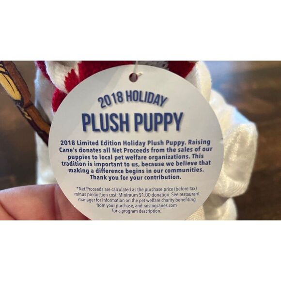 Raising Canes Plush Puppy 2018 collectable - Picture 3 of 5